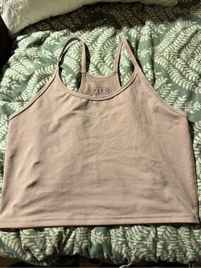 Fleo Neutral Blush Everyday Cropped Tank